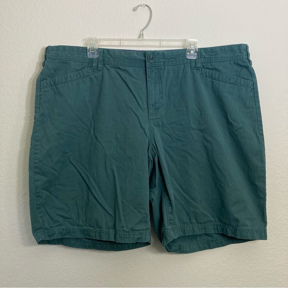 Eddie Bauer Shorts - Green/Blue - Size 22W